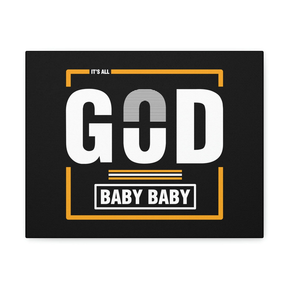 Scripture Walls It's All God Baby Hebrews 13:8 Black Christian Wall Art Bible